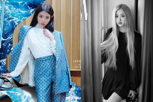 IU và Rosé (BLACKPINK) "đụng" phong cách trên bìa tạp chí: Mỹ nữ nhà YG quá xinh nhưng "một màu" so với em gái quốc dân?