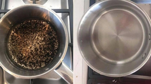 5 tuyệt chiêu cọ sạch xoong và nồi cháy đen cho nàng vụng về