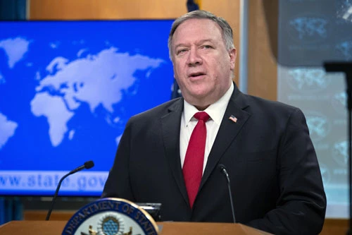 Ngoại trưởng Mỹ Mike Pompeo. Ảnh: AP.