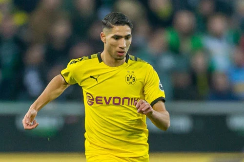 =10. Achraf Hakimi (Dortmund, 10 lần).