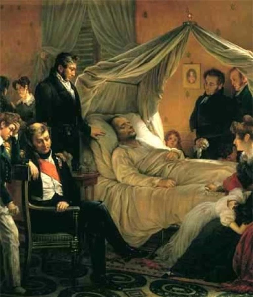 Các cận thần và người nhà có mặt bên Napoleon lúc lâm chung