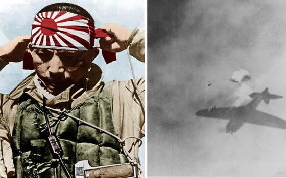 Phi công cảm tử Thần Phong của Nhật Bản trong Thế chiến 2. Ảnh: Getty.