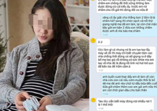 Một nách 2 con còn phải bưng bô hầu em chồng, nàng dâu "tím người" khi đọc tin chồng nhắn