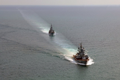 Tàu chiến Nga "truy kích" một tàu tên lửa của Hải quân Ukraine