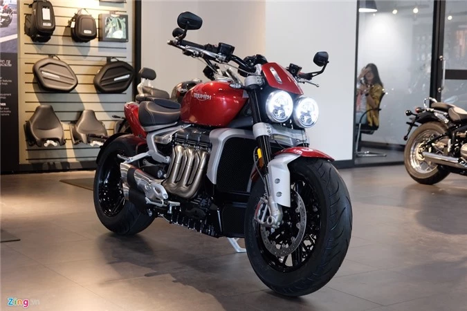 Mô tô Triumph Rocket 3 mới ra mắt tại Việt Nam. Ảnh: Zing.