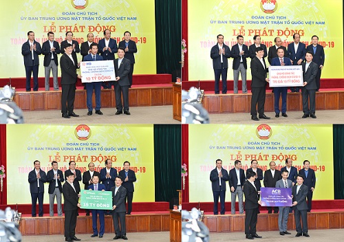 Ngân hàng phát động ủng hộ chung tay phòng, chống dịch Covid-19 và hạn hán, xâm nhập mặn