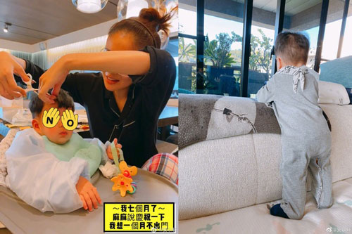 'Triệu Mẫn' An Dĩ Hiên khoe con trai