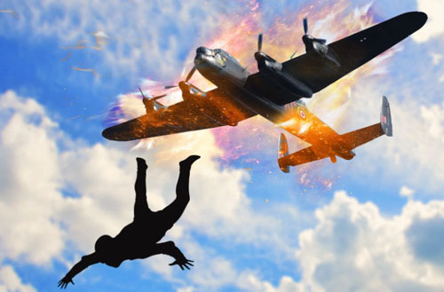 Phi công rơi 5.500m không dù sống sót "kỳ diệu"