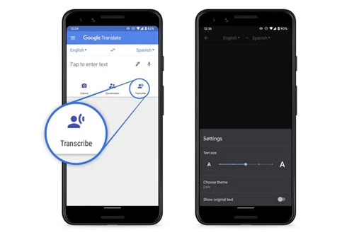 Tính năng mới của Google Dịch trên máy Android.