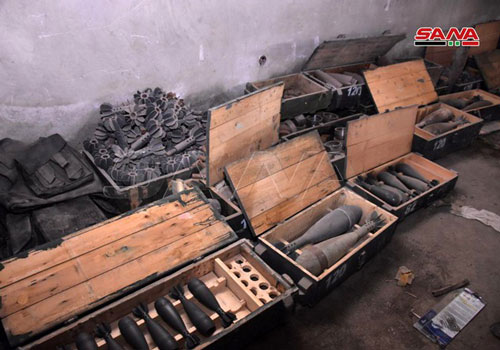 Phát hiện xưởng sản xuất vũ khí cực lớn của phiến quân ở Syria