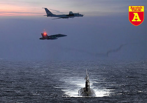 Máy bay săn ngầm khổng lồ Nga chạm mặt tàu ngầm hạt nhân mạnh nhất Mỹ