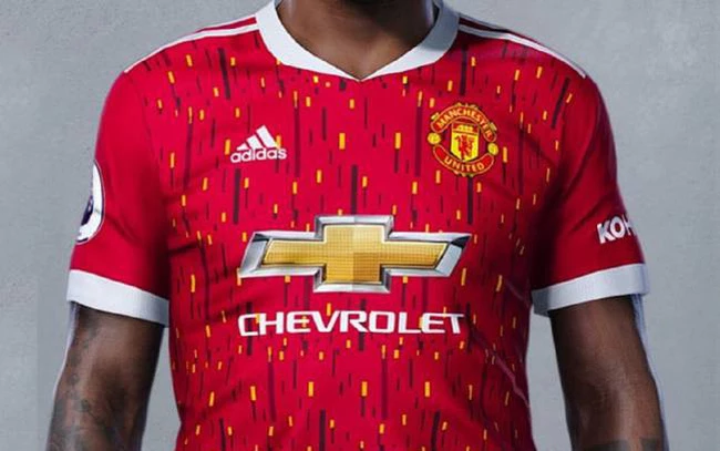Hình ảnh áo đấu dự kiến của Man Utd mùa 2020/21.