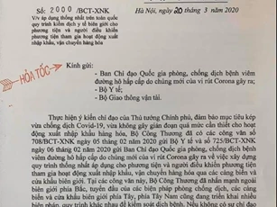 Hỏa tốc yêu cầu áp dụng thống nhất kiểm dịch y tế biên giới giáp Lào và Campuchia trong hoạt động XNK