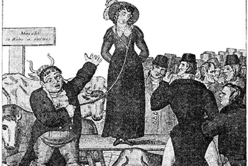 Hủ tục "bán vợ chấm dứt hôn nhân" của đàn ông nước Anh vì ly hôn quá tốn kém tiền bạc