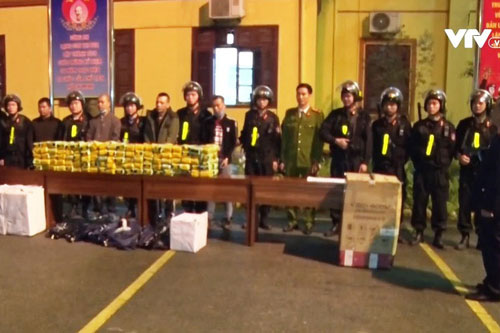 Lạng Sơn bắt vụ vận chuyển 200 kg ma túy tổng hợp