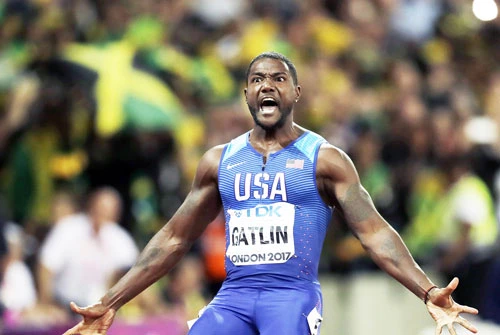 =6. Justin Gatlin (Mỹ). 9.79. Ảnh: Bigissue.com.