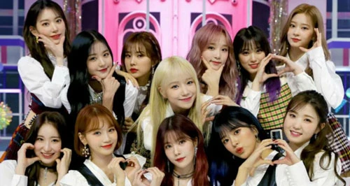 9. IZ*ONE. Lượt theo dõi: 1,7 triệu.