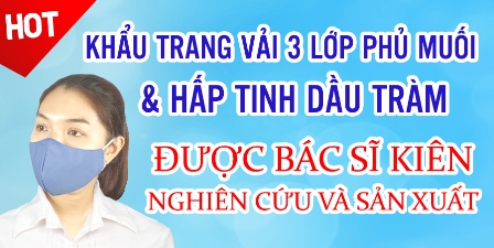Ra mắt khẩu trang Miti phủ muối và dầu tràm kháng virus