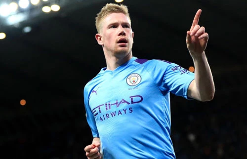 1. Kevin de Bruyne (Man City). Ảnh: Mancity.com.