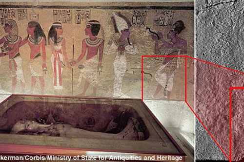 Bí ẩn về hai "cánh cửa ma” trong lăng mộ vua Tutankhamun