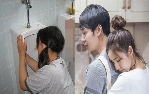 Cách hành xử đáng khâm phục của ông chồng thấy vợ mình vẫn đang hì hục cọ toa lét lúc 1h sáng