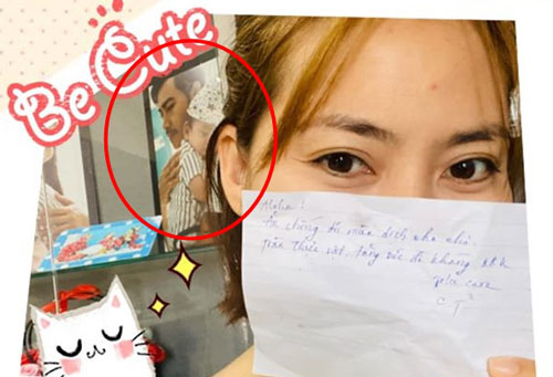 Ngọc Lan vô tình để lộ ảnh của Thanh Bình khi "tự sướng", lại còn đặt ở vị trí quan trọng thế này