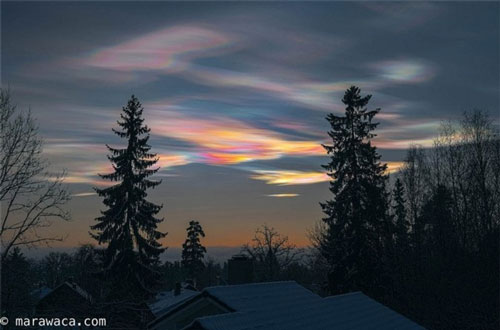 Những đám mây đẹp đẽ nguy hiểm nơi vùng cực