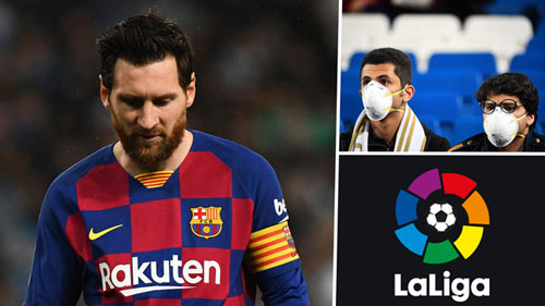 La Liga bị hoãn vô thời hạn vì Covid-19