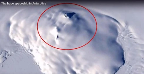  vật thể lạ nghi là xác phi thuyền của người ngoài hành tinh đã đâm xuống Nam Cực cách đây hàng triệu năm.