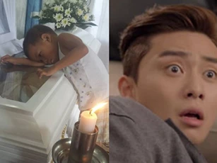 Chồng đang khóc vật vã thì rợn người khi đứa con 3 tuổi nói: "Người nằm trong quan tài có phải là mẹ đâu"