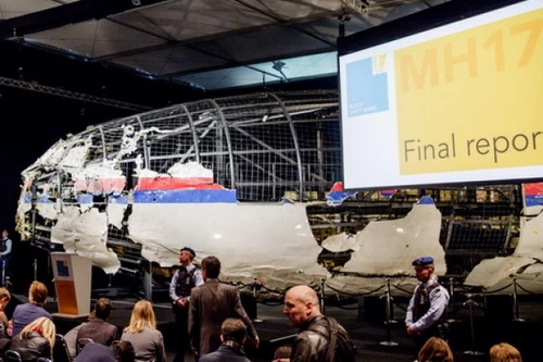 Những mảnh vỡ máy bay MH-17 được các nhà điều tra dựng lại. Ảnh: National Interest.