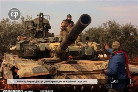 Tho Nhi Ky chiem duoc xe tang T-90 cua Quan doi Syria