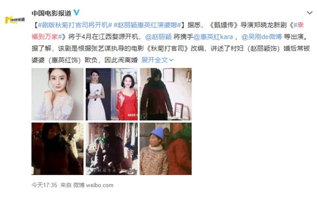 Triệu Lệ Dĩnh đóng vai nàng dâu bị mẹ chồng Huệ Anh Hồng hành hạ trong phim "Thu Cúc đi kiện" - Ảnh 2.