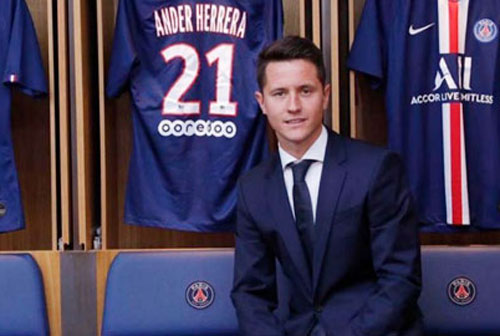 Ander Herrera: 'Tôi muốn gặt hái danh hiệu với PSG rồi mới hồi hương'
