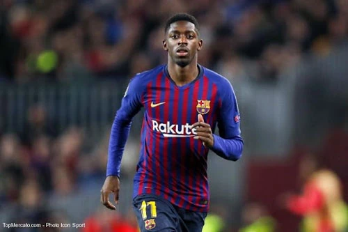 =2. Ousmane Dembele (tốc độ tối đa: 34,6 km/h). Ảnh: Topmercato.com.