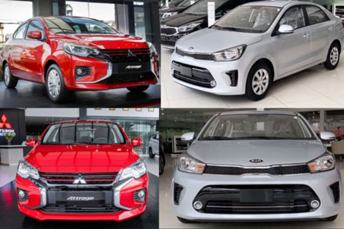 Chênh nhau 24 triệu đồng, chọn Kia Soluto hay Mitsubishi Attrage 2020?