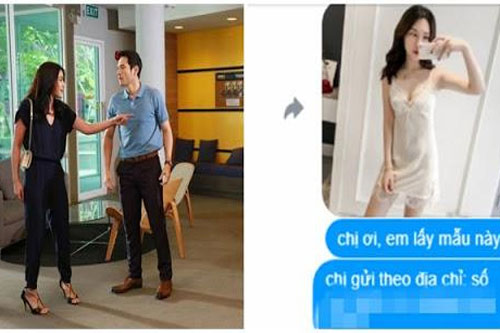 Giao váy ngủ cho khách lại trúng bồ của chồng, vợ nói thẳng: 'Chị tặng không em đó'