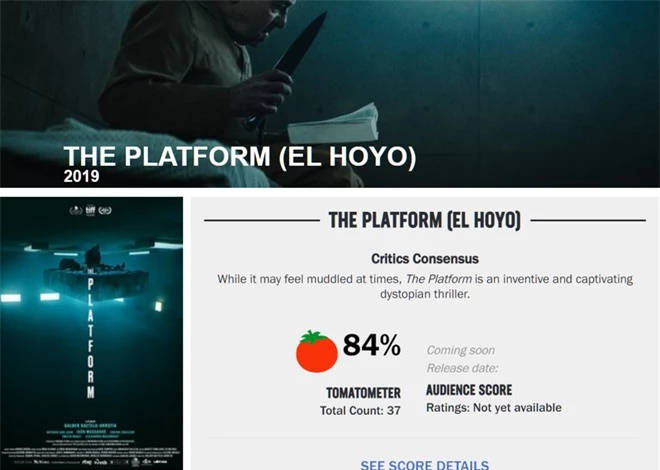 Hàng loạt cây viết uy tín quốc tế khen hết lời The Platform - phim kinh dị vừa ra mắt đã lọt top 3 Netflix Việt Nam - Ảnh 1.
