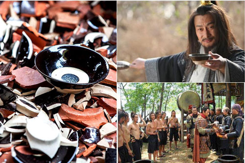 Ẩn ý đằng sau hành động uống rượu đập bát của cổ nhân Trung Hoa