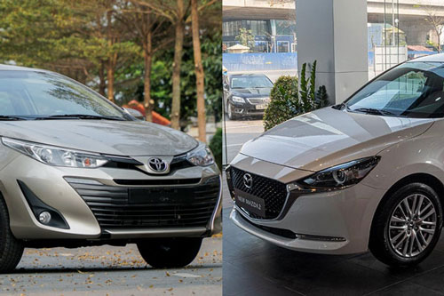 Mua xe sedan hạng B cho gia đình: Chọn Toyota Vios hay Mazda2?