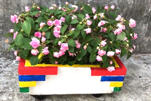 CLIP: Hướng dẫn biến thùng xốp thành chậu hoa đẹp lung linh