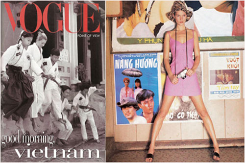 Bộ ảnh siêu mẫu thế giới Kate Moss chụp tại Việt Nam 24 năm trước bất ngờ 'gây sốt' trở lại