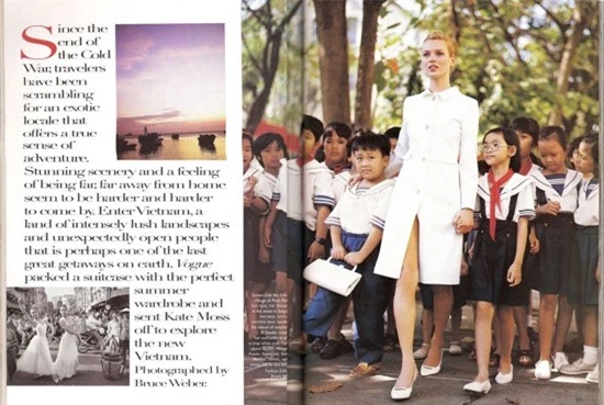 Bộ ảnh siêu mẫu thế giới Kate Moss chụp tại Việt Nam 24 năm trước bất ngờ 'gây sốt' trở lại 2