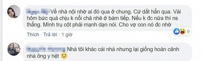 cả nhà vợ đến ở cùng 3