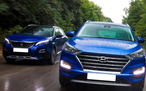 So sánh Peugeot 3008 AT với Hyundai Tucson 1.6 T-GDI