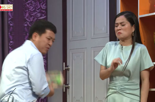 Trường Giang đập vỡ tấm hình trước mặt Lâm Vỹ Dạ, khiến Hari Won giật mình