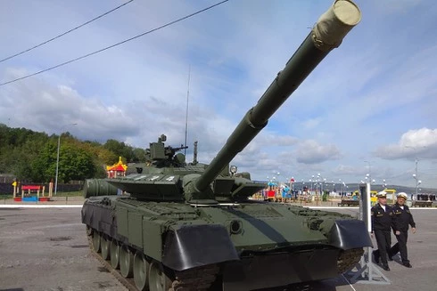 Xe tăngT-80BVM của Nga. (Ảnh tư liệu).