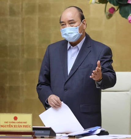 Thủ tướng Nguyễn Xuân Phúc chủ trì cuộc họp Thường trực Chính phủ chiều 27/3.