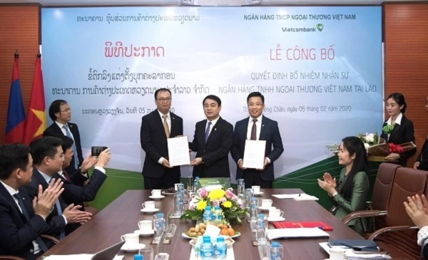 Vietcombank bổ nhiệm nhiều nhân sự cao cấp tại Lào