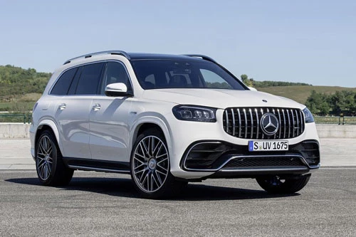 6. Mercedes-AMG GLS 63 S. GLS 63 S dùng động cơ V8 tăng áp kép dung tích 4 lít cùng hệ thống EQ Boost cho tổng công suất 603 mã lực. SUV này chỉ mất 4,1 giây để tăng tốc từ 0-96 km/h, tốc độ tối đa 280 km/h.